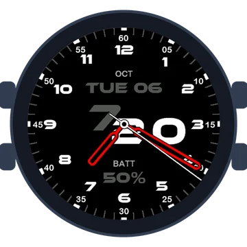 Just Simple Analog Numbers Speed Gen3 D2 Mach 1