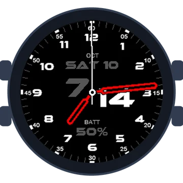Just Simple Analog Numbers Speed Gen3 Descent Mk1