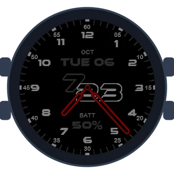 Just Simple Analog Numbers Speed Gen3 Descent Mk3
