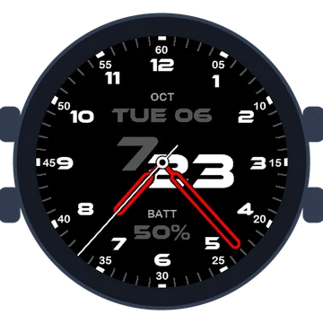 Just Simple Analog Numbers Speed Gen3 Descent Mk3