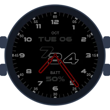 Just Simple Analog Numbers Speed Gen3 Descent Mk3i