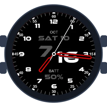 Just Simple Analog Numbers Speed Gen3 Enduro
