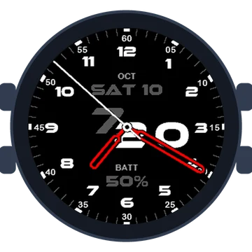 Just Simple Analog Numbers Speed Gen3 fēnix 7