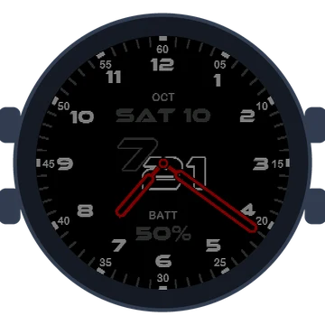 Just Simple Analog Numbers Speed Gen3 fēnix 8