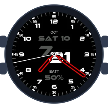 Just Simple Analog Numbers Speed Gen3 fēnix 8
