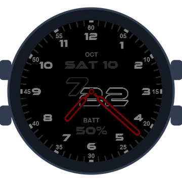 Just Simple Analog Numbers Speed Gen3 fēnix 8 Pro