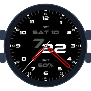 Just Simple Analog Numbers Speed Gen3 fēnix 8 Pro