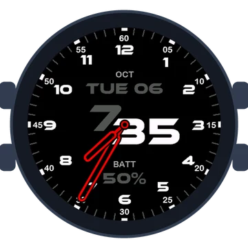 Just Simple Analog Numbers Speed Gen3 Forerunner 165