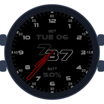 Just Simple Analog Numbers Speed Gen3 Forerunner 170