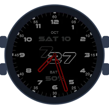 Just Simple Analog Numbers Speed Gen3 Forerunner 265