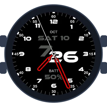 Just Simple Analog Numbers Speed Gen3 Forerunner 265