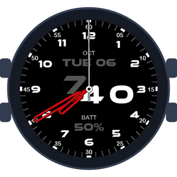 Just Simple Analog Numbers Speed Gen3 Forerunner 265s