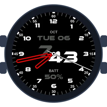 Just Simple Analog Numbers Speed Gen3 Forerunner 965
