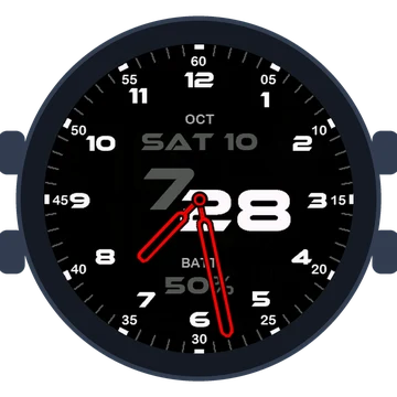 Just Simple Analog Numbers Speed Gen3 – Instinct 3 AMOLED 45mm