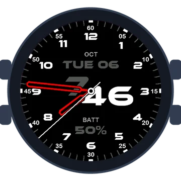 Just Simple Analog Numbers Speed Gen3 MARQ (Gen 2) Athlete