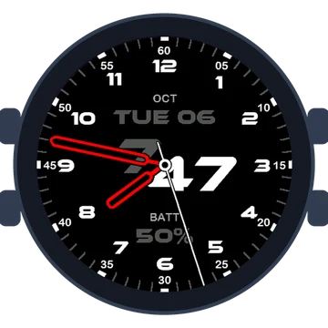 Just Simple Analog Numbers Speed Gen3 MARQ (Gen 2) Aviator