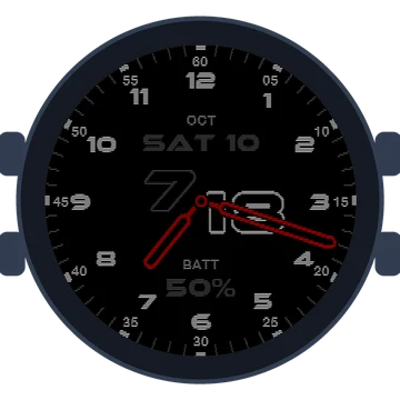 Just Simple Analog Numbers Speed Gen3 Venu