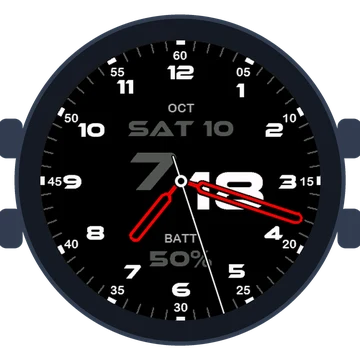 Just Simple Analog Numbers Speed Gen3 Venu