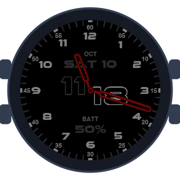 Just Simple Analog Numbers Speed Gen3 Venu 3