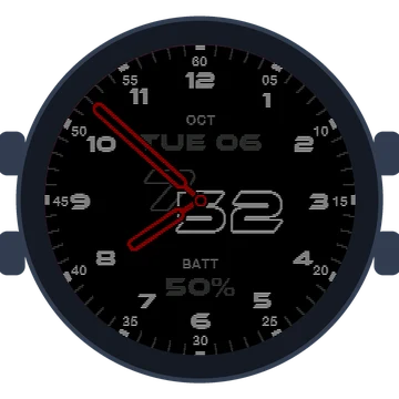 Just Simple Analog Numbers Speed Gen3 Venu 3S