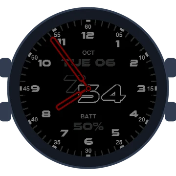 Just Simple Analog Numbers Speed Gen3 Venu 4