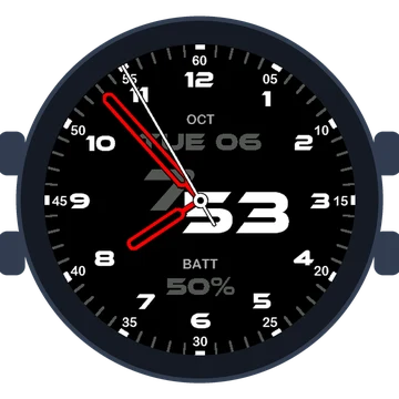 Just Simple Analog Numbers Speed Gen3 Venu 4