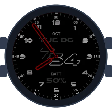 Just Simple Analog Numbers Speed Gen3 Venu Mercedes-Benz Collection