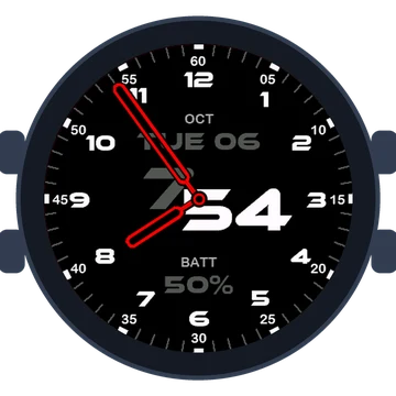 Just Simple Analog Numbers Speed Gen3 Venu Mercedes-Benz Collection