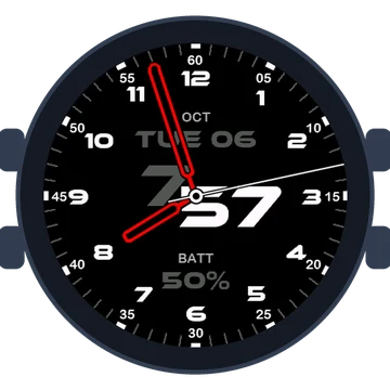 Just Simple Analog Numbers Speed Gen3 vívoactive 5