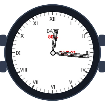 Just Simple Analog Roman Gen3 fēnix 5