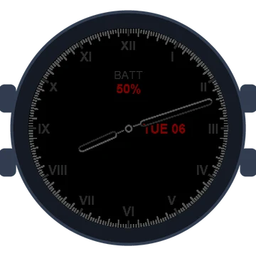 Just Simple Analog Roman Gen3 fēnix 8