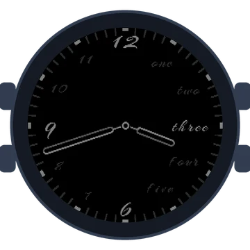 Just Simple Analog Words Gen3 fēnix 8