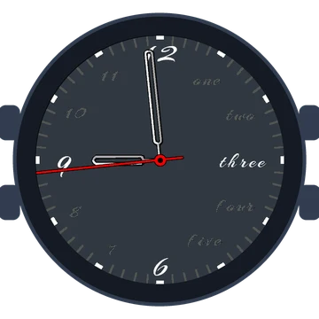 Just Simple Analog Words Gen3 – fēnix 9 Pro 47mm