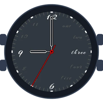 Just Simple Analog Words Gen3 fēnix 9 Pro