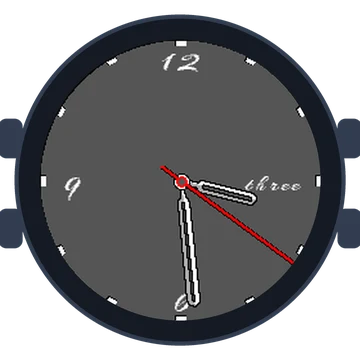 Just Simple Analog Words Gen3 fēnix Chronos