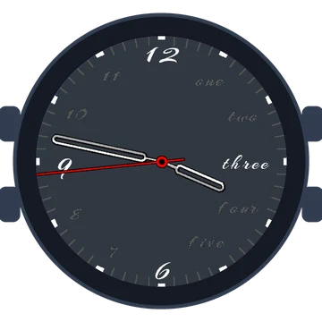 Just Simple Analog Words Gen3 Forerunner 265