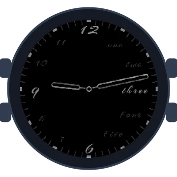 Just Simple Analog Words Gen3 MARQ (Gen 2) Aviator
