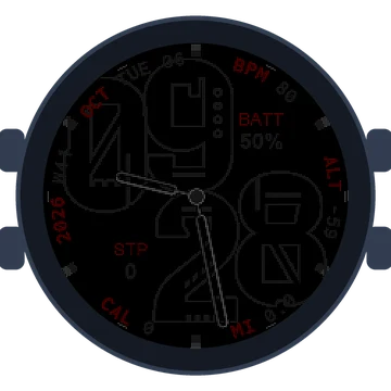 Metal Look Big Numbers Gen3 D2 Air
