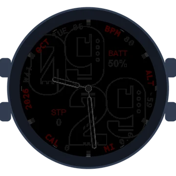 Metal Look Big Numbers Gen3 D2 Air X10
