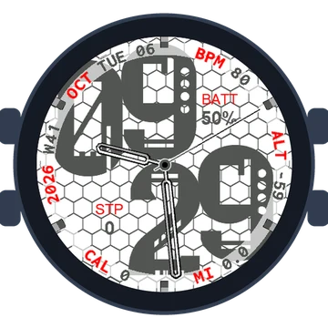 Metal Look Big Numbers Gen3 D2 Air X10