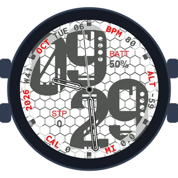 Metal Look Big Numbers Gen3 D2 Mach 1