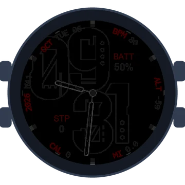 Metal Look Big Numbers Gen3 D2 Mach 2 Pro