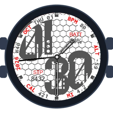 Metal Look Big Numbers Gen3 Descent Mk2