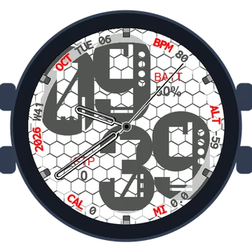 Metal Look Big Numbers Gen3 fēnix 8