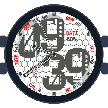 Metal Look Big Numbers Gen3 fēnix 8 Pro