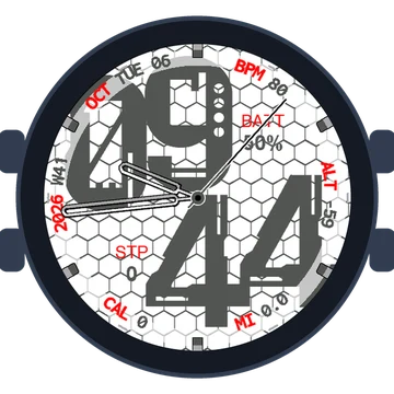 Metal Look Big Numbers Gen3 fēnix 9 Pro