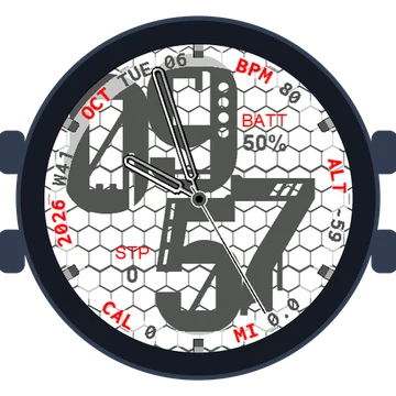 Metal Look Big Numbers Gen3 MARQ (Gen 2) Aviator