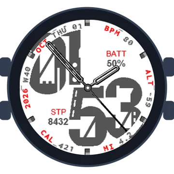 Metal Look Big Numbers Gen3 MARQ Expedition