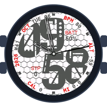 Metal Look Big Numbers Gen3 Venu