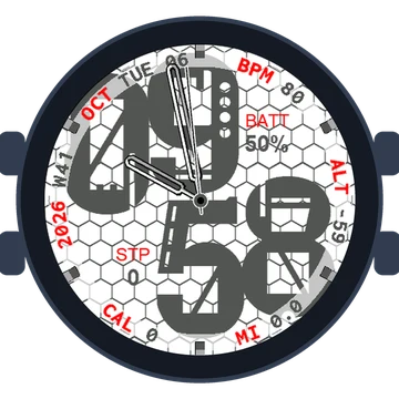 Metal Look Big Numbers Gen3 Venu 2